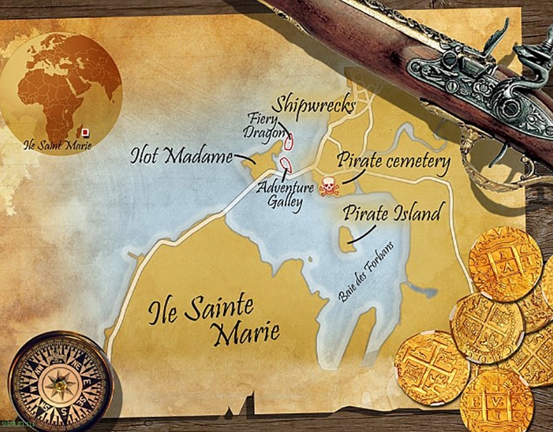 Пиратский остров Иль-Сент-Мари