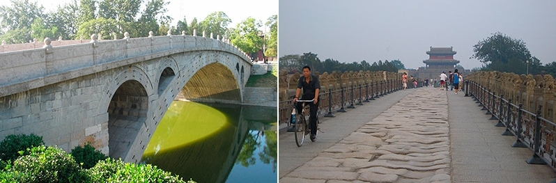 Уникальный плавающий мост Guangji