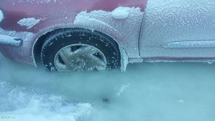 Ледяная ловушка для авто