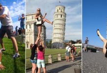 Странные люди, странные фотки и Пизанская башня