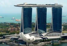 Роскошный мега-отель Marina Bay Sands в Сингапуре