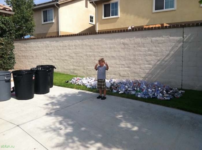 7-летний мальчик заработал 10 тыс. долларов на переработке отходов
