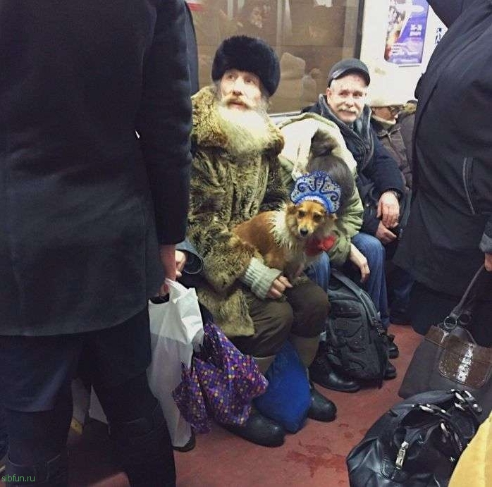 Модные персонажи из российского метро