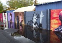 Стена памяти Дэвида Боуи