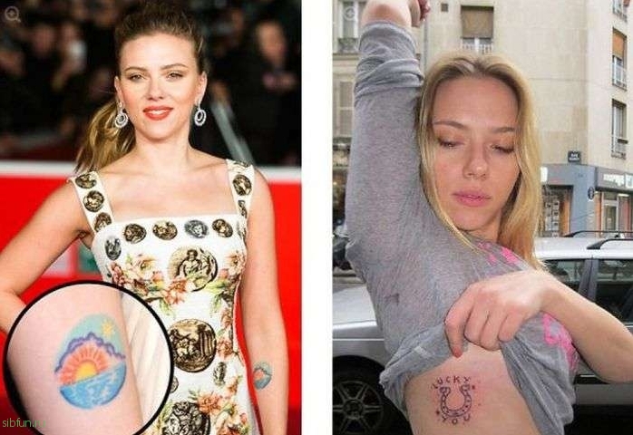 Татуировки знаменитостей