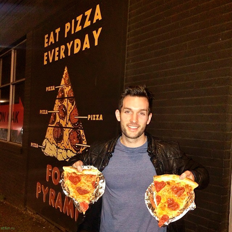 Британец Фил Данкан путешествует по миру вместе с пиццей