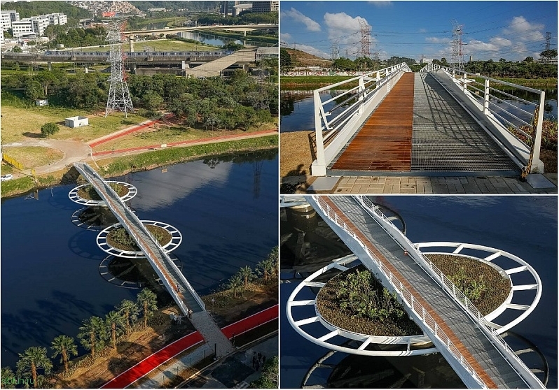 Необычный мост Фридриха Байера в Сан-Паулу