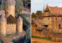 Геделон — средневековый замок во Франции, который строят сейчас