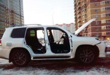 Автоворы разобрали внедорожник Lexus