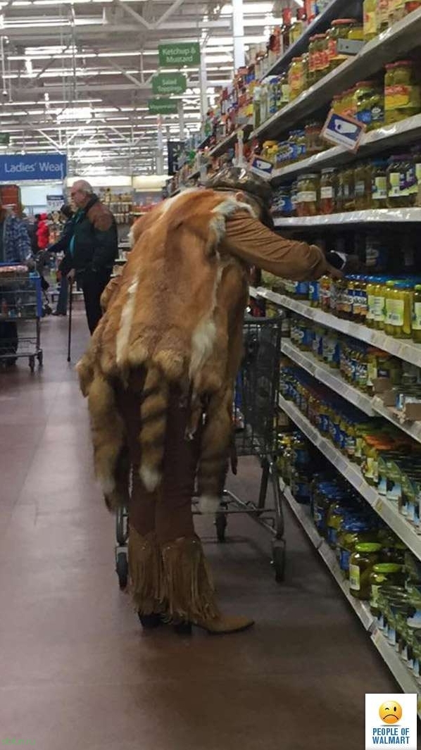 Экстравагантные покупатели супермаркетов Walmart