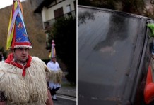 Весеннее пробуждение Земли в небольшой деревне испанских язычников