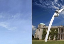 Удивительные скульптуры на фестивале скорости в Гудвуде