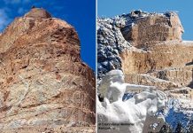 Мемориал «Неистового коня» в Южной Дакоте