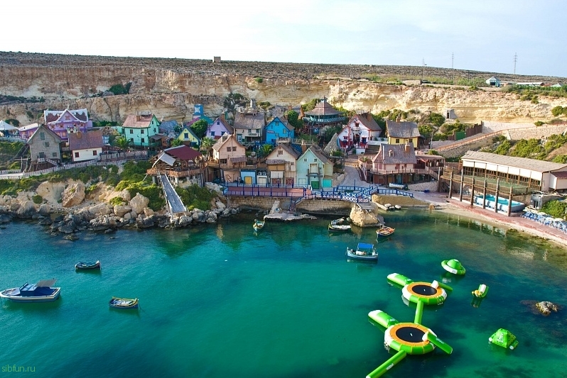 Деревня моряка Попайя на Мальте