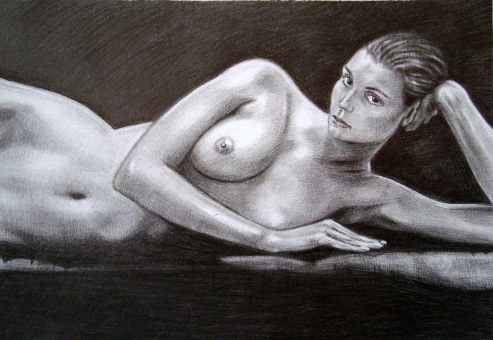 How to draw a naked lady