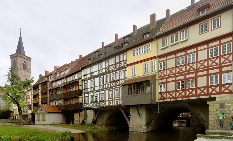 Кремербрюке – удивительный мост, на котором живут люди