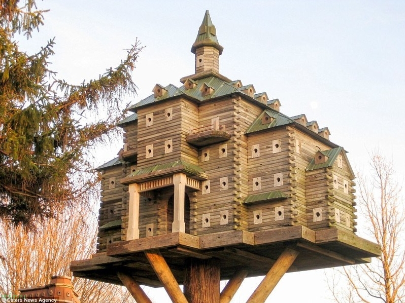 Канадский плотник строит удивительные деревянные дворцы для птиц