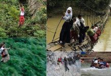 Путь до школы с риском для жизни