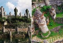 Каменные фигуры сказочной долины Юланг в Китае