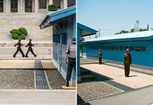 Пханмунджом – нежилая деревня на границе КНДР, где туристы могут быть убиты