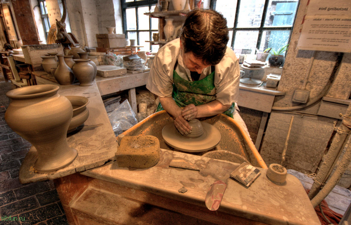 Музей керамики Глэдстоу в графстве Стаффордшир в Англии