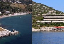 Заброшенные отели в туристическом городке Купари в Хорватии