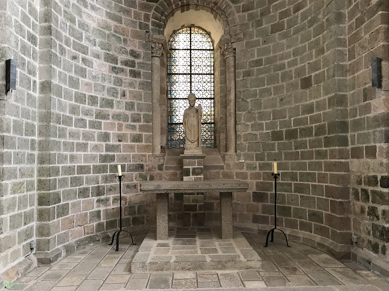 Поездка в замок Мон-Сен-Мише́ль во Франции: ноябрь 2017