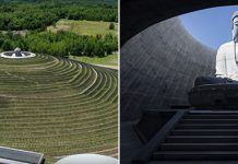 «Тайный Будда» на кладбище Макоманай Такино в Японии