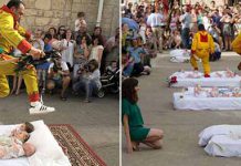 «Эль Колачо» — фестиваль прыжков через детей в Испании