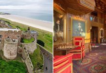 Удивительная особенность замка Бамбург на побережье Англии