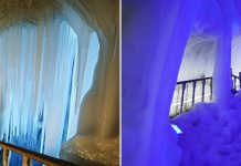 Нинву – уникальная ледяная пещера в Китае, которая не тает даже летом