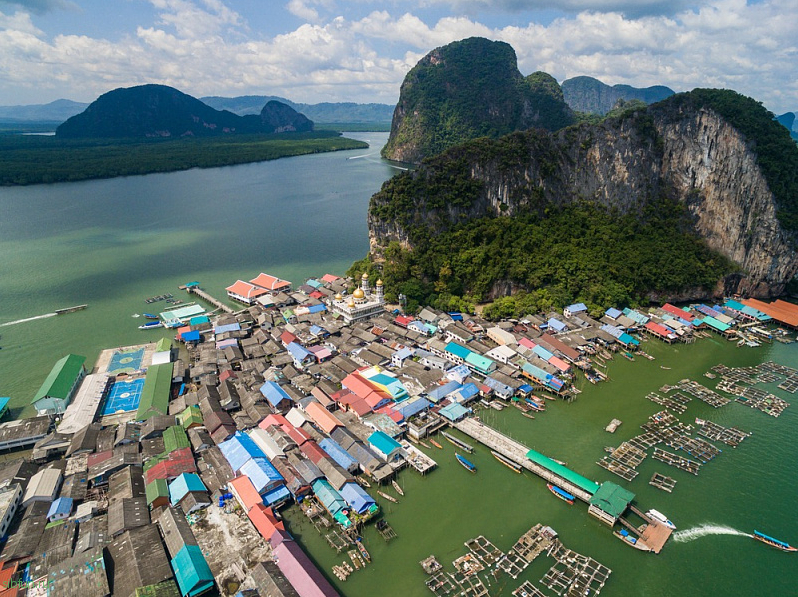 Ко Паньи — необычная плавучая деревня в отдаленном уголке Таиланда