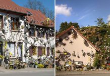 L’arroisoir – необычный цветочный магазин во Франции, который украшают 800 леек