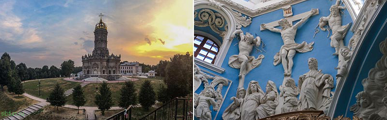 Уникальная православная церковь Знамения в Дубровицах
