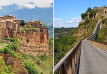 Чивита ди Баньореджо – уникальный итальянский город на вершине холма