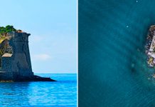 Уникальность башни Scola в провинции Ла-Специя в Италии