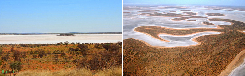 Амадеус – удивительное австралийское соленое озеро, названное в честь короля Испании