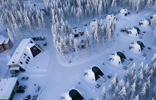 В Финляндии появился отель для наблюдения за северным сиянием