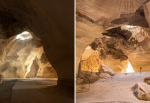 Огромная сеть меловых пещер в Национальном парке Бейт-Гуврин в Израиле