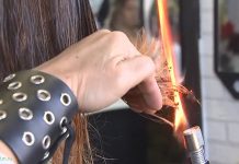 Стрижки паяльной лампой и самурайскими мечами