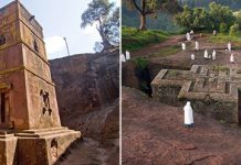 Уникальные монолитные церкви в горах Эфиопии