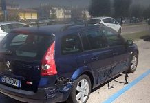 Расплавившийся автомобиль