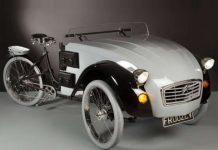 Гибрид авто и велосипеда Citroën 2CV
