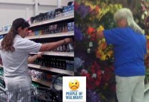 Экстравагантные покупатели супермаркетов Walmart