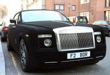 Обшитый бархатом Rolls Royce Phantom