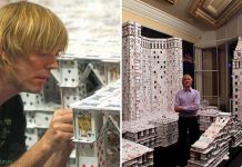 Это действительно самый большой карточный дом в мире