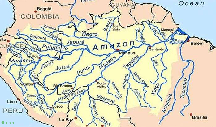 Познавательные факты об Амазонке