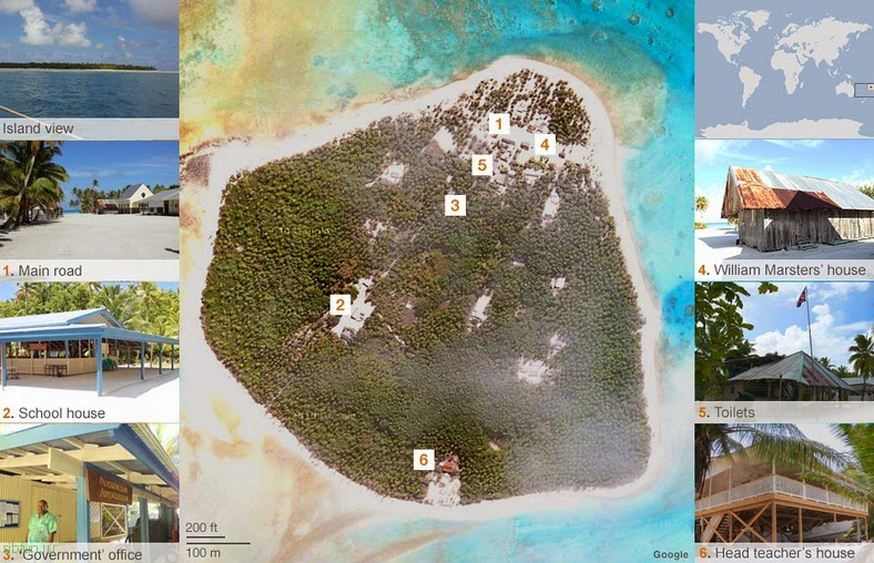 Остров Пальмерстон – отдалённый атолл, где живут только родственники