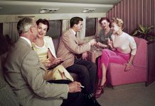 Каким был сервис в самолётах середины XX века