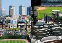 Необычные трибуны на крышах домов в Чикаго